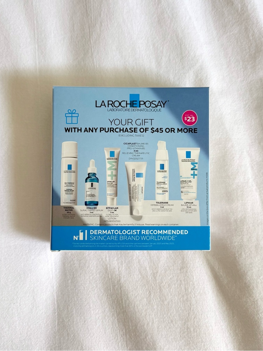 NWT La Roche-Posay Hydration & Repair Skincare Gift Set